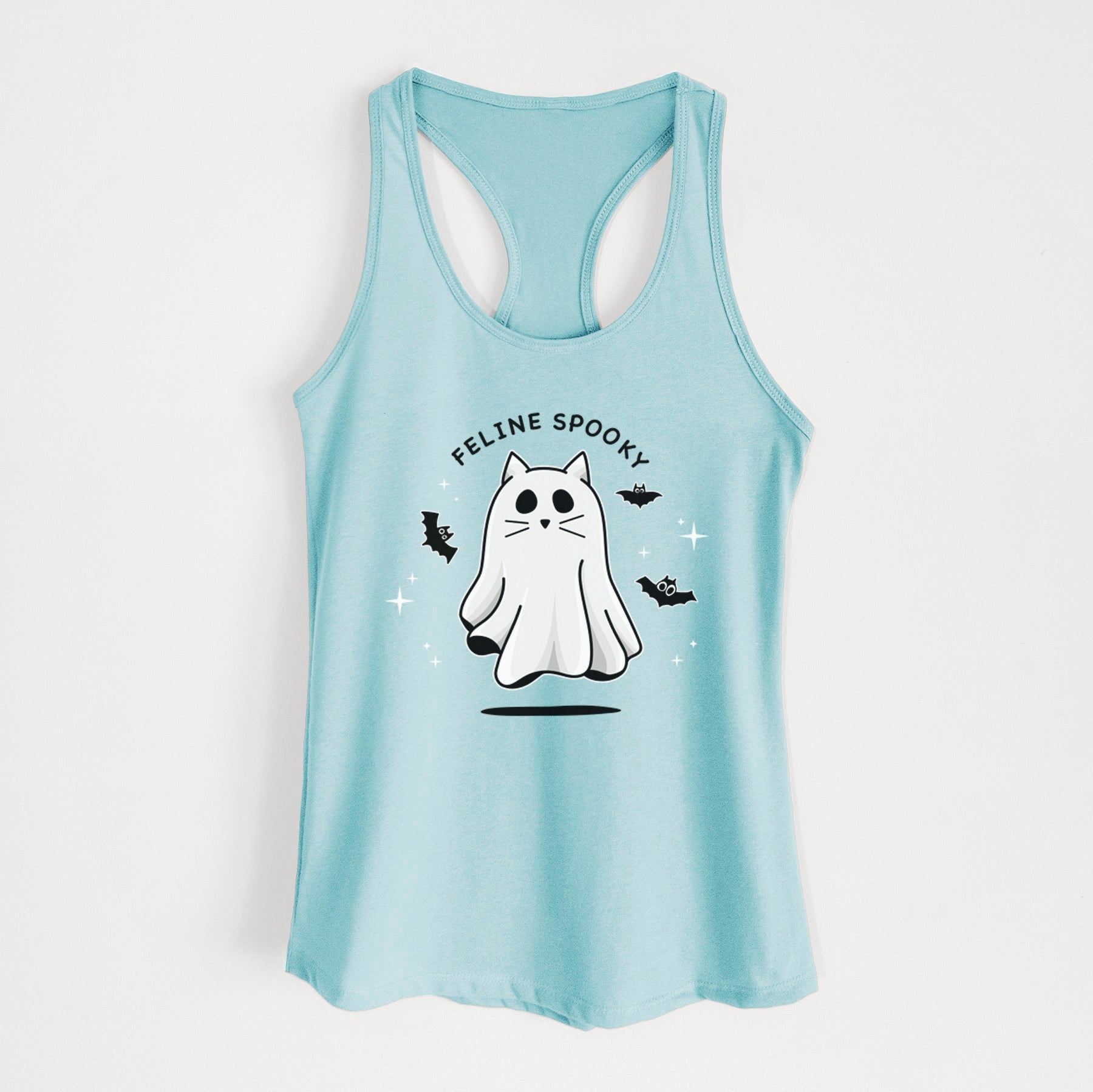 Vibrant Feline Spooky - Women's Racerback Tanktop