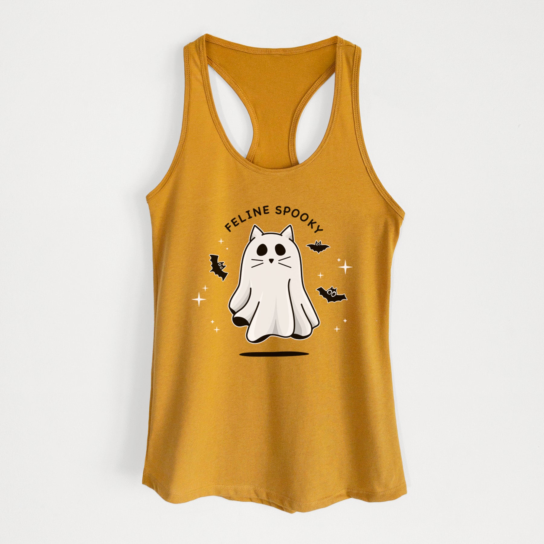 Vibrant Feline Spooky - Women's Racerback Tanktop