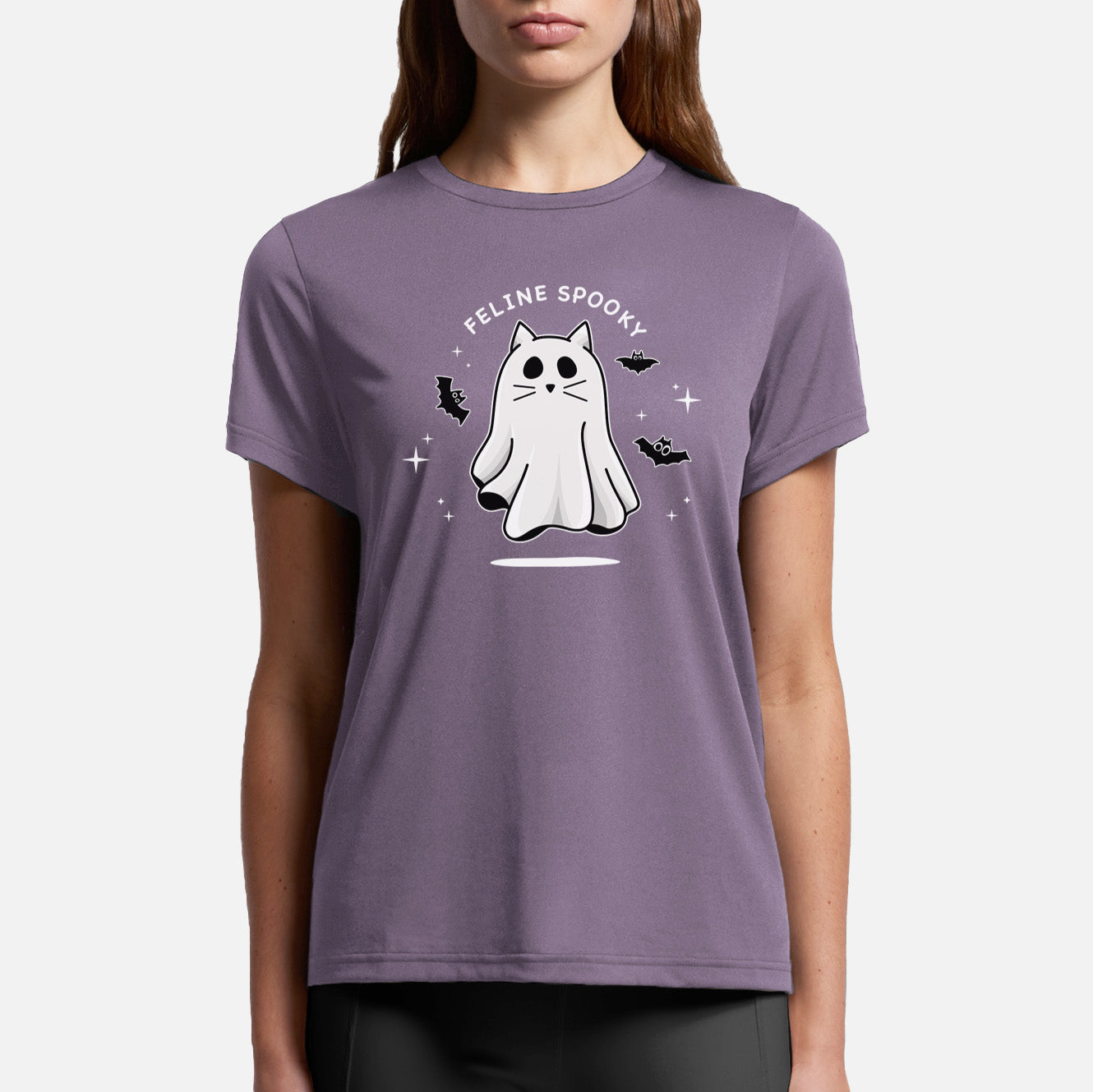 Vibrant Feline Spooky - Womens Everyday Maple Tee