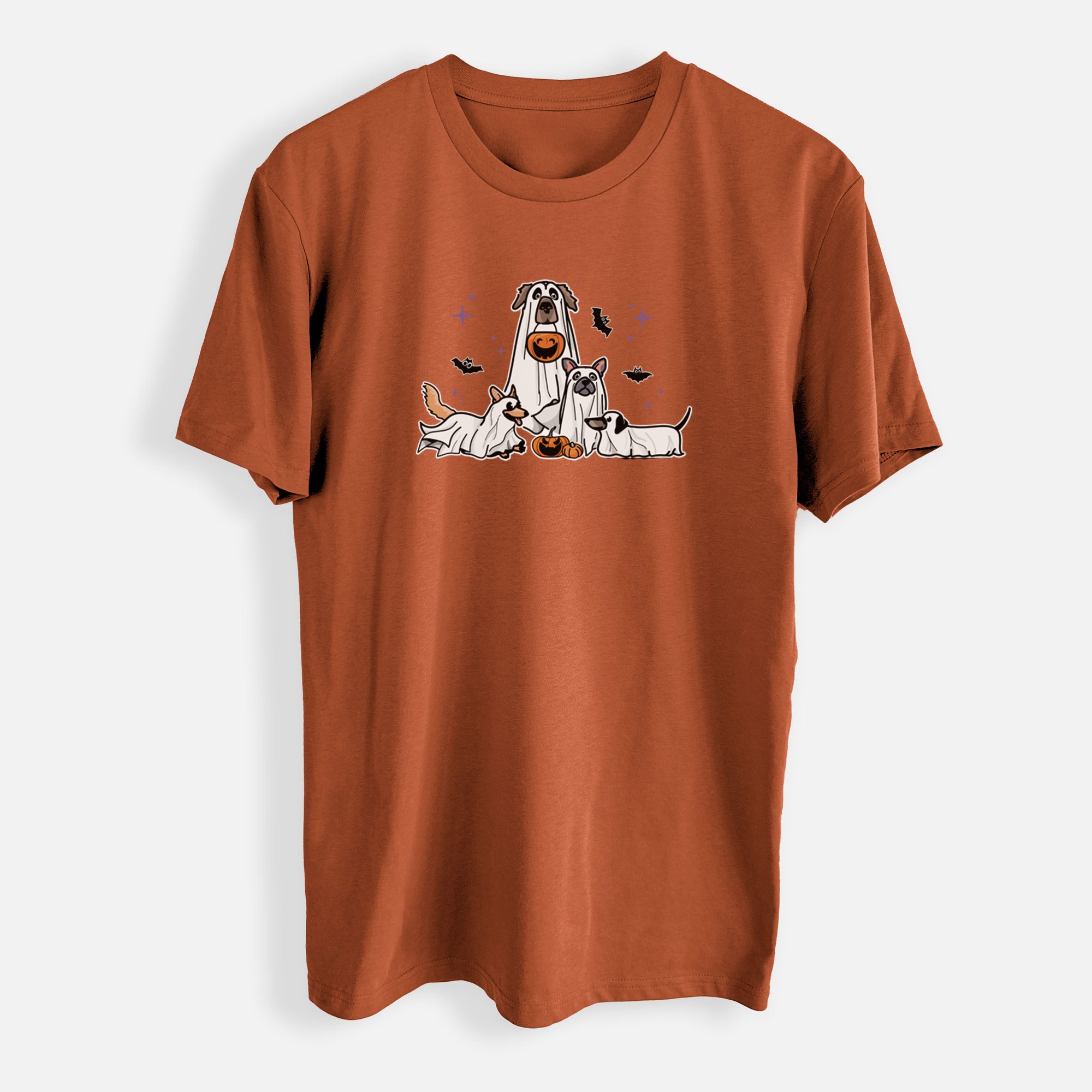 Vibrant Ghost Pups - Mens Everyday Staple Tee