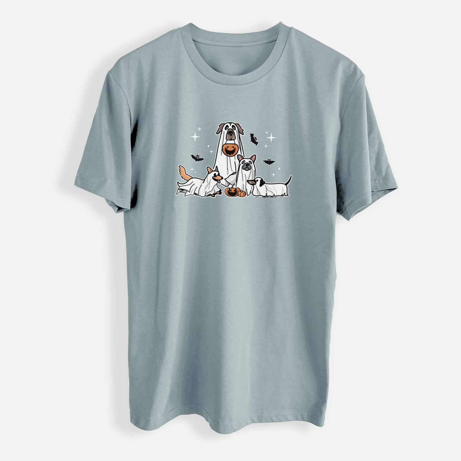 Vibrant Ghost Pups - Mens Everyday Staple Tee