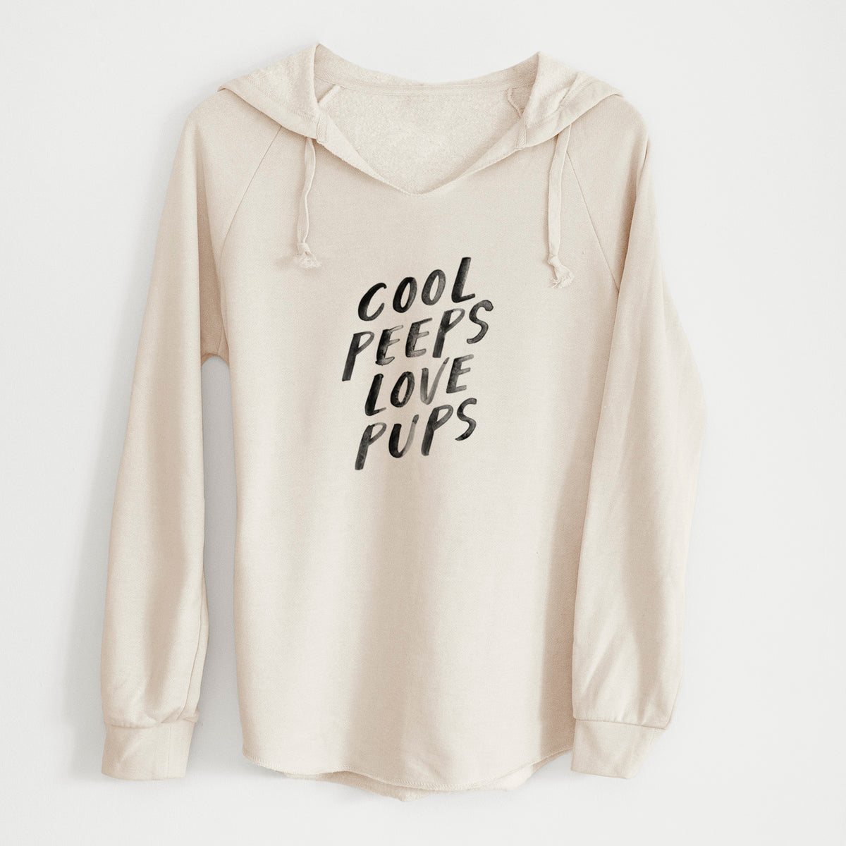 Cool Peeps Love Pups - Cali Wave Hooded Sweatshirt