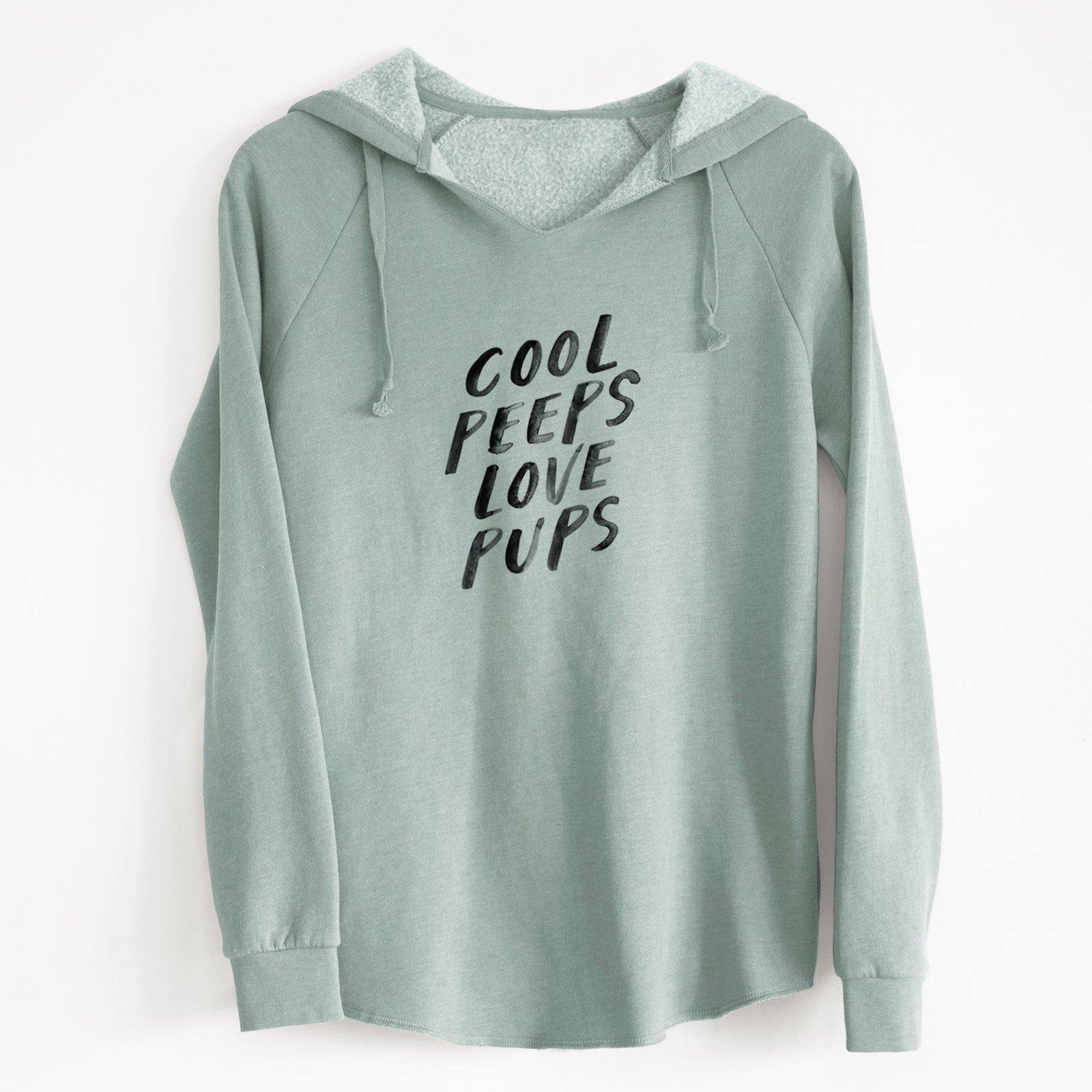 Cool Peeps Love Pups - Cali Wave Hooded Sweatshirt