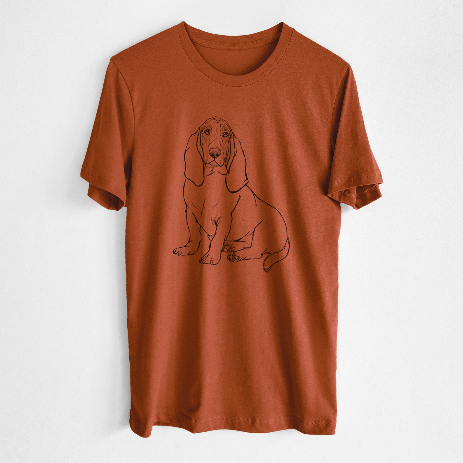 Doodled Blueberry the Basset Hound - Unisex Crewneck