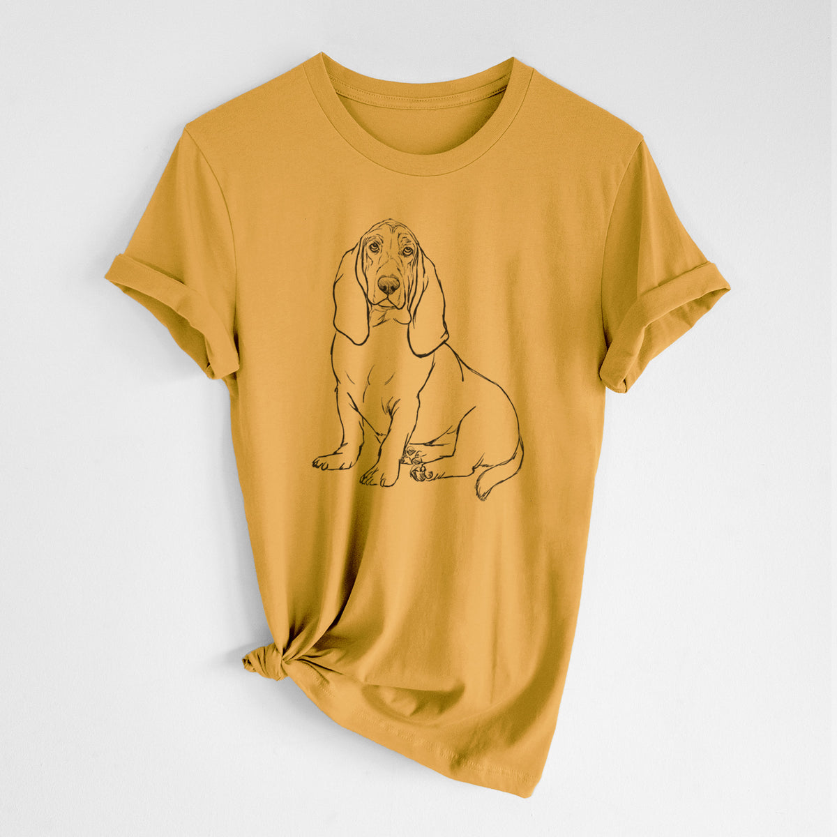 Doodled Blueberry the Basset Hound - Unisex Crewneck