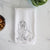 Doodled Blueberry the Basset Hound Premium Hand Towel