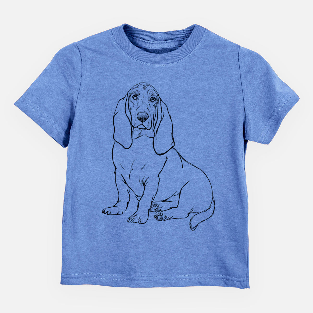 Doodled Blueberry the Basset Hound - Kids/Youth/Toddler Shirt