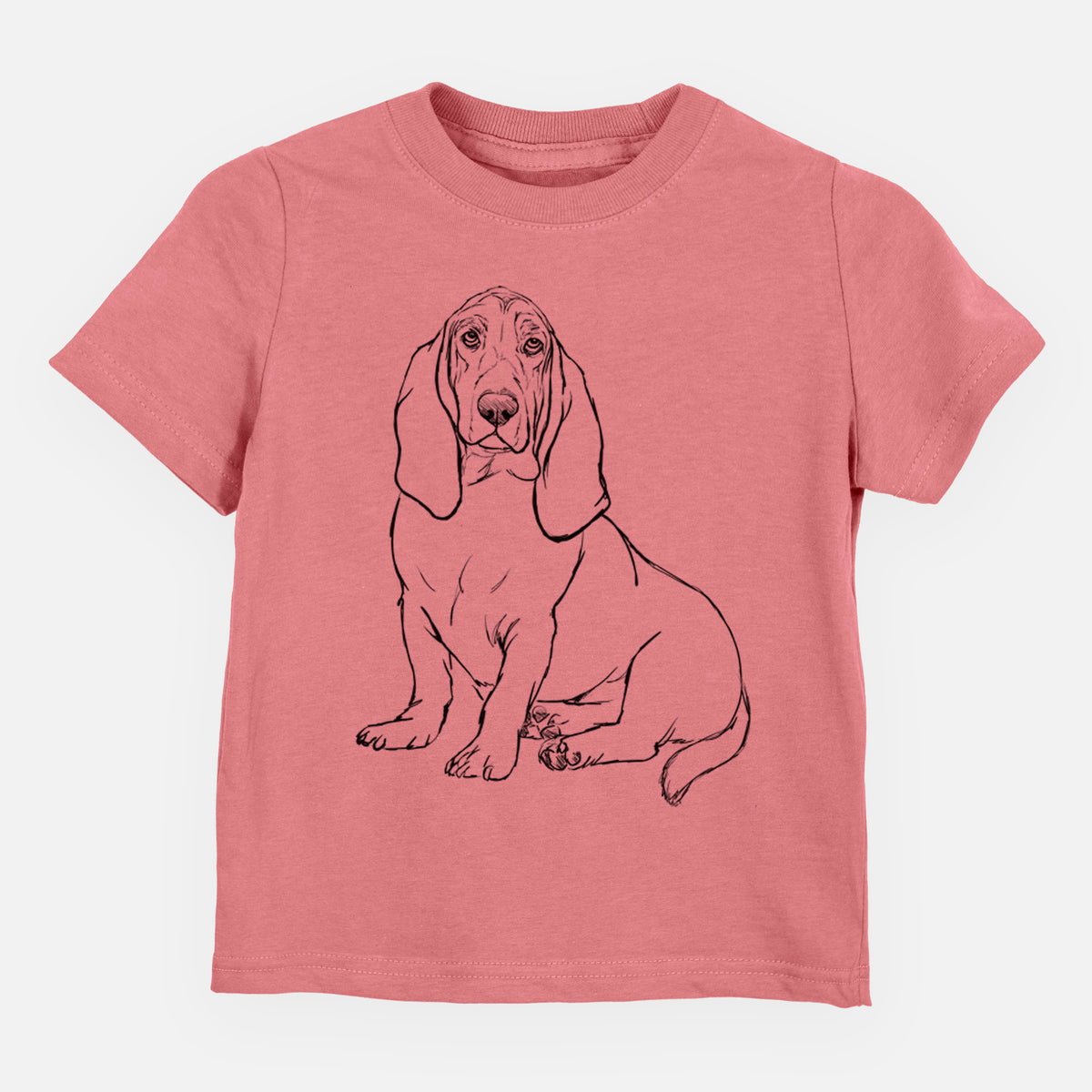 Doodled Blueberry the Basset Hound - Kids/Youth/Toddler Shirt