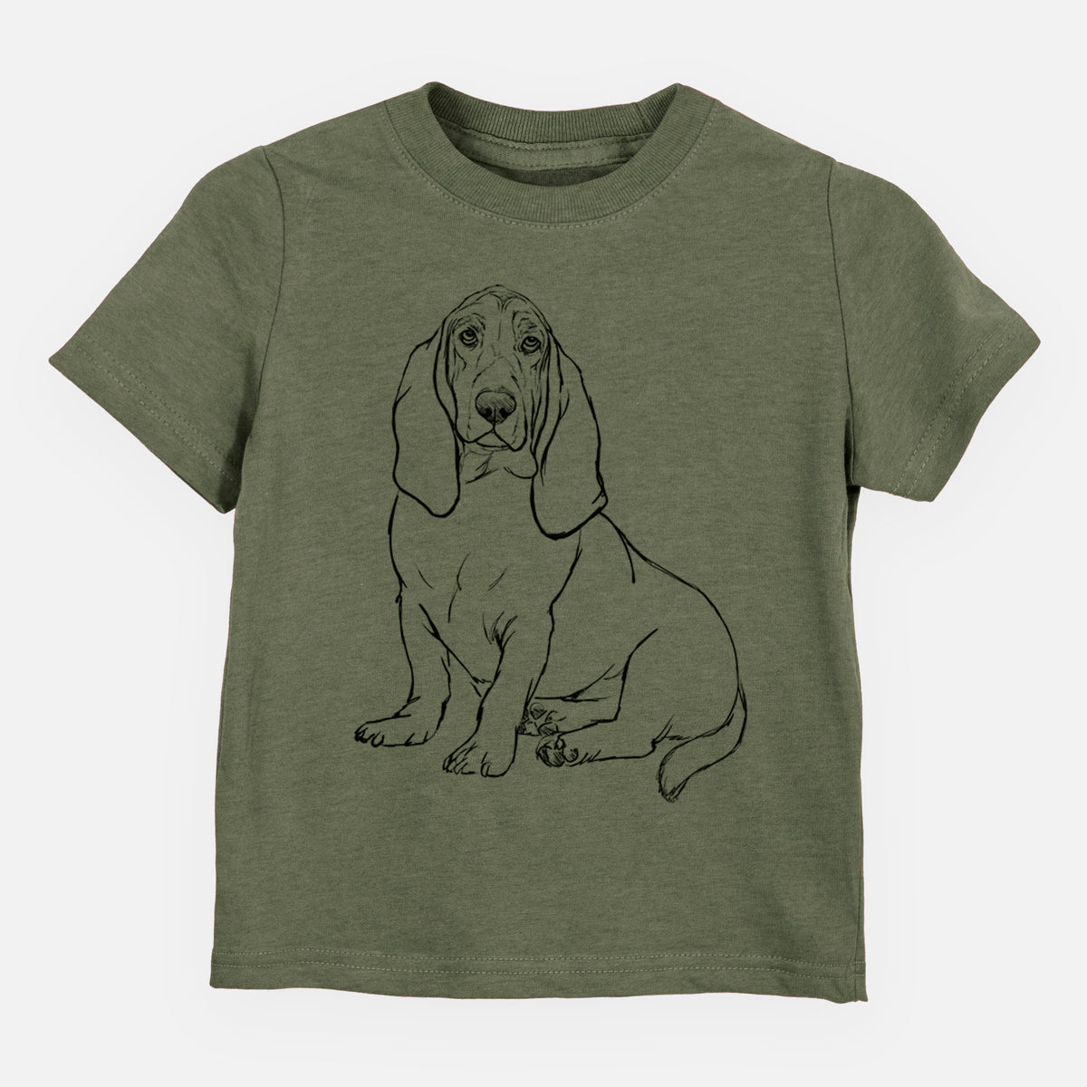 Doodled Blueberry the Basset Hound - Kids/Youth/Toddler Shirt