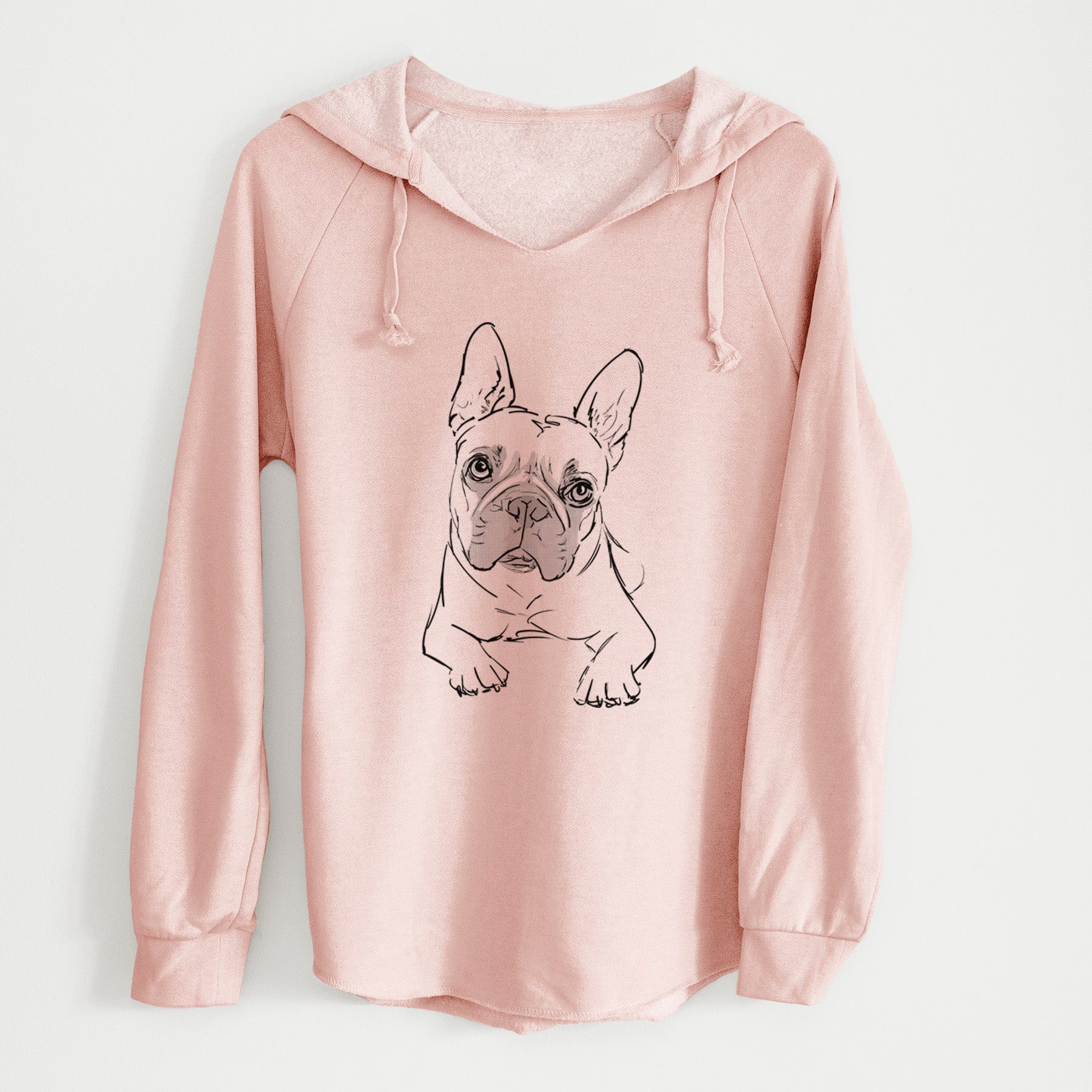 Doodled Buster the French Bulldog - Cali Wave Hooded Sweatshirt