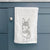 Doodled Ellie the Husky Mix Decorative Hand Towel