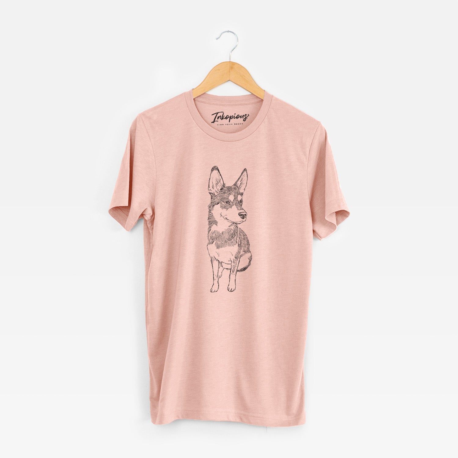 Doodled Ellie the Husky Mix - Unisex Crewneck