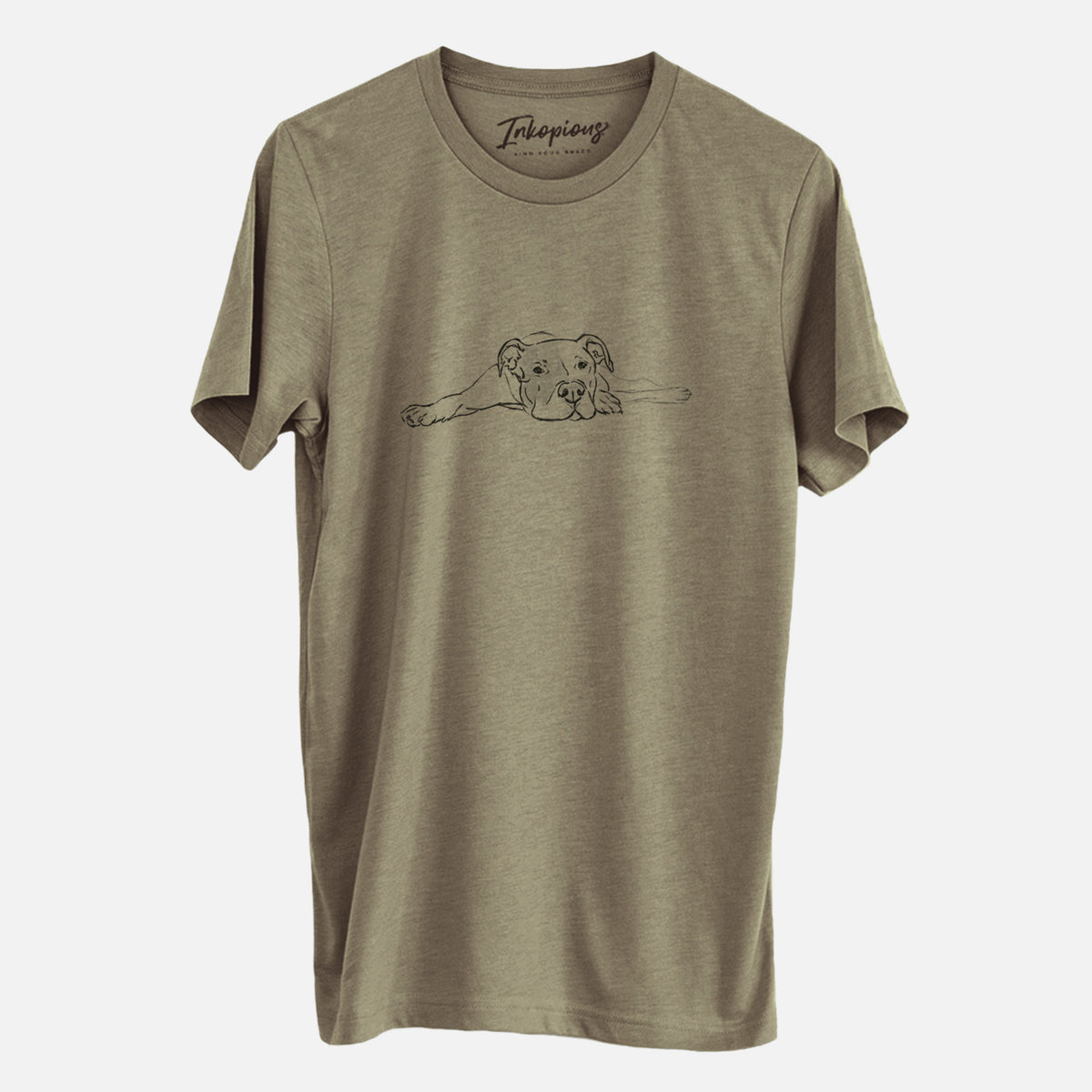 Doodled Harvey the American Staffordshire Terrier - Unisex Crewneck