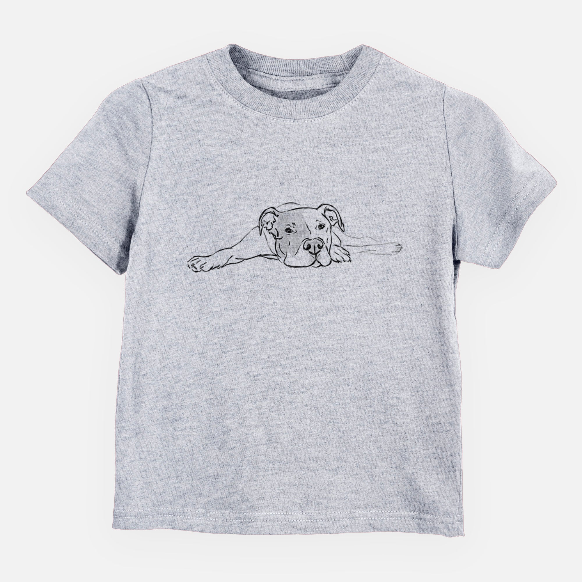 Doodled Harvey the American Staffordshire Terrier - Kids/Youth/Toddler Shirt