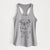 Doodled Henry the English Bulldog - Women's Racerback Tanktop