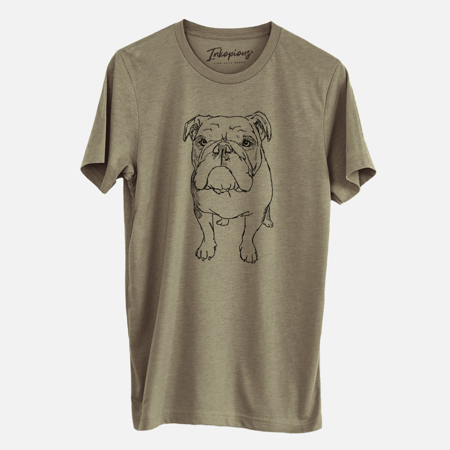 Doodled Henry the English Bulldog - Unisex Crewneck