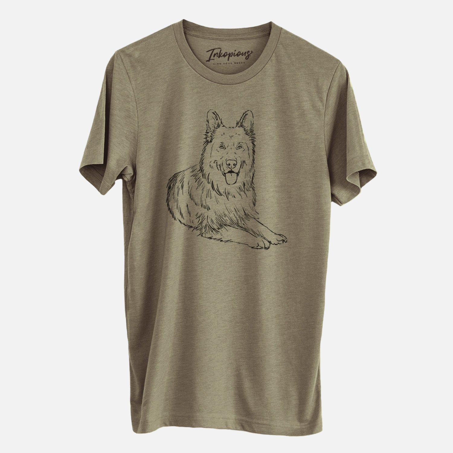 Doodled Jaxs the German Shepherd - Unisex Crewneck