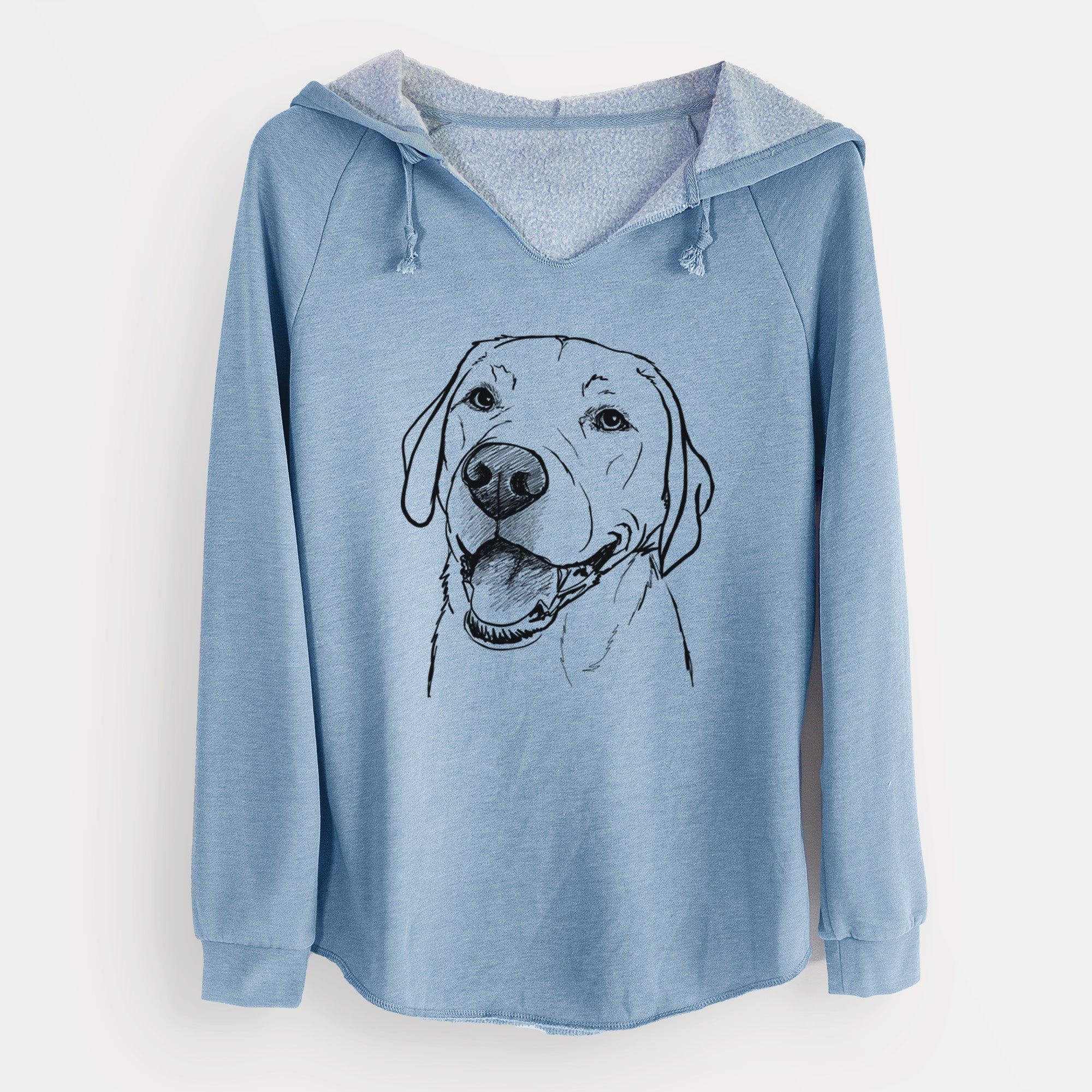 Doodled Jimmy the Larbrador Retriever - Cali Wave Hooded Sweatshirt