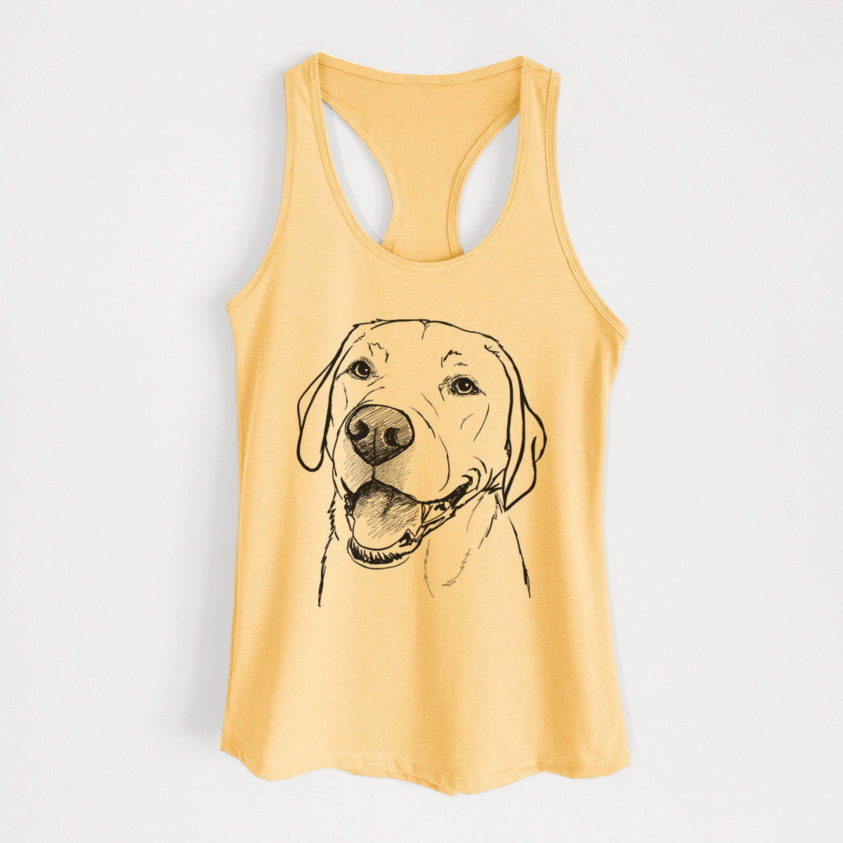 Doodled Jimmy the Larbrador Retriever - Women's Racerback Tanktop