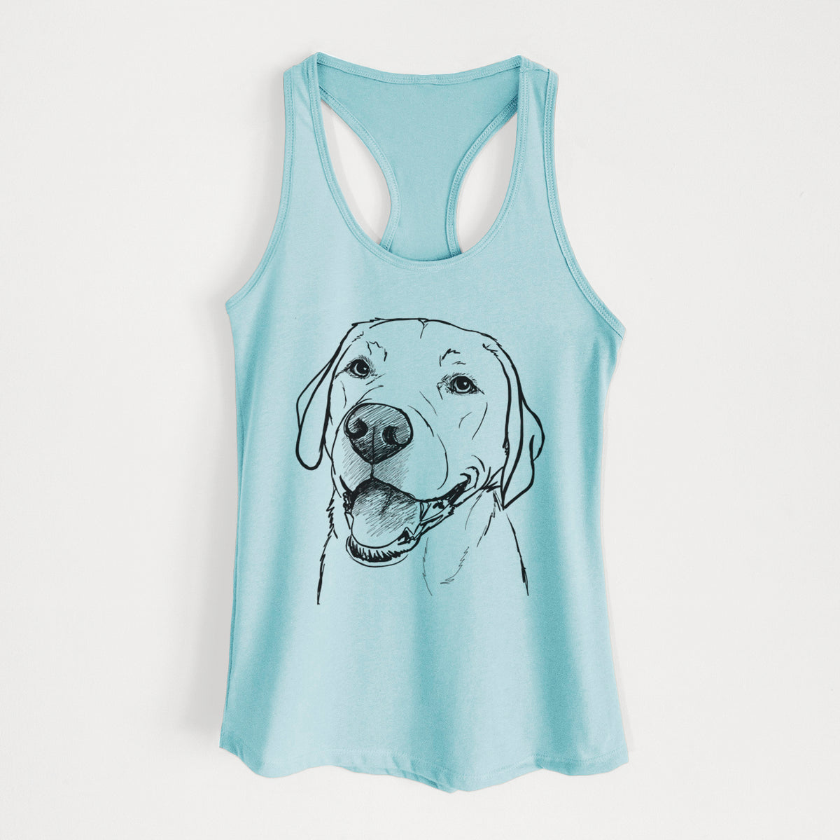 Doodled Jimmy the Larbrador Retriever - Women&#39;s Racerback Tanktop