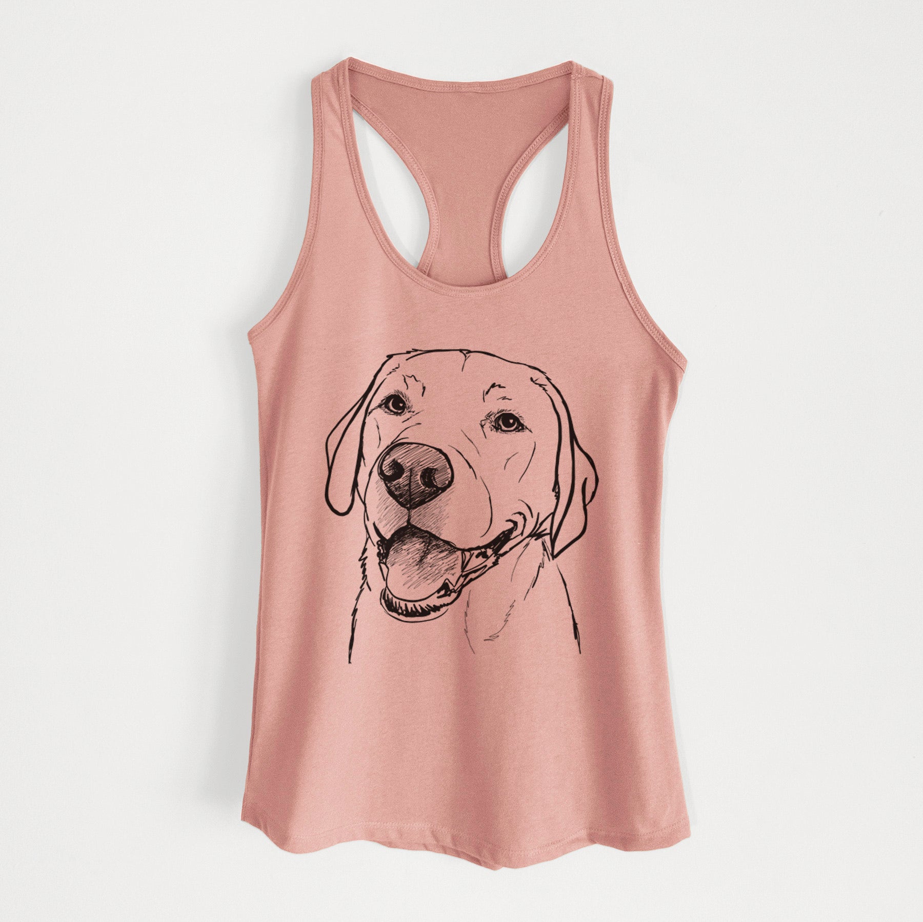 Doodled Jimmy the Larbrador Retriever - Women's Racerback Tanktop