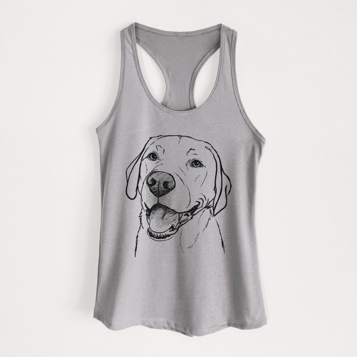 Doodled Jimmy the Larbrador Retriever - Women's Racerback Tanktop