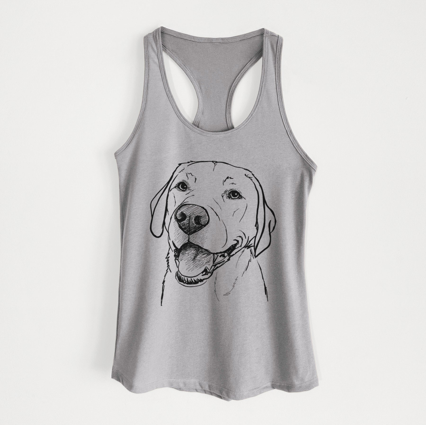 Doodled Jimmy the Larbrador Retriever - Women's Racerback Tanktop