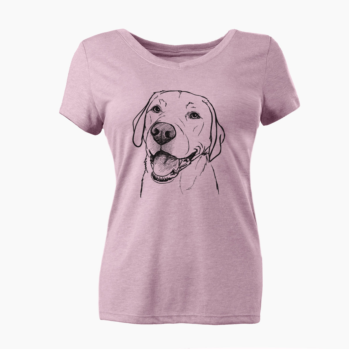 Doodled Jimmy the Larbrador Retriever - Women's Perfect V-neck Shirt