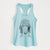 Doodled Kona the Poodle - Women's Racerback Tanktop