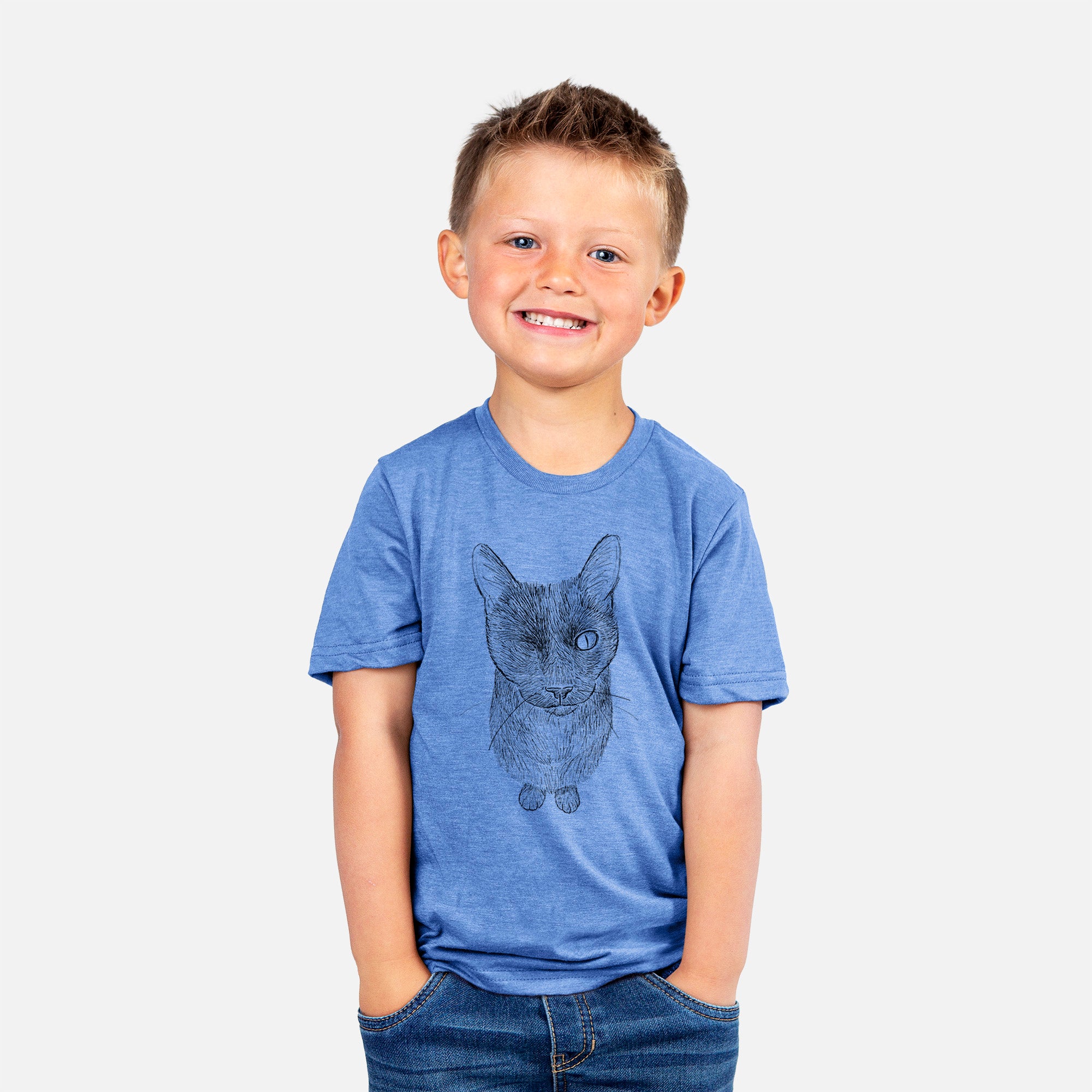 Doodled Marley the Black Cat - Kids/Youth/Toddler Shirt