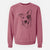 Doodled Ozzy the Mixed Breed - Unisex Pigment Dyed Crew Sweatshirt