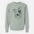 Doodled Ozzy the Mixed Breed - Unisex Pigment Dyed Crew Sweatshirt