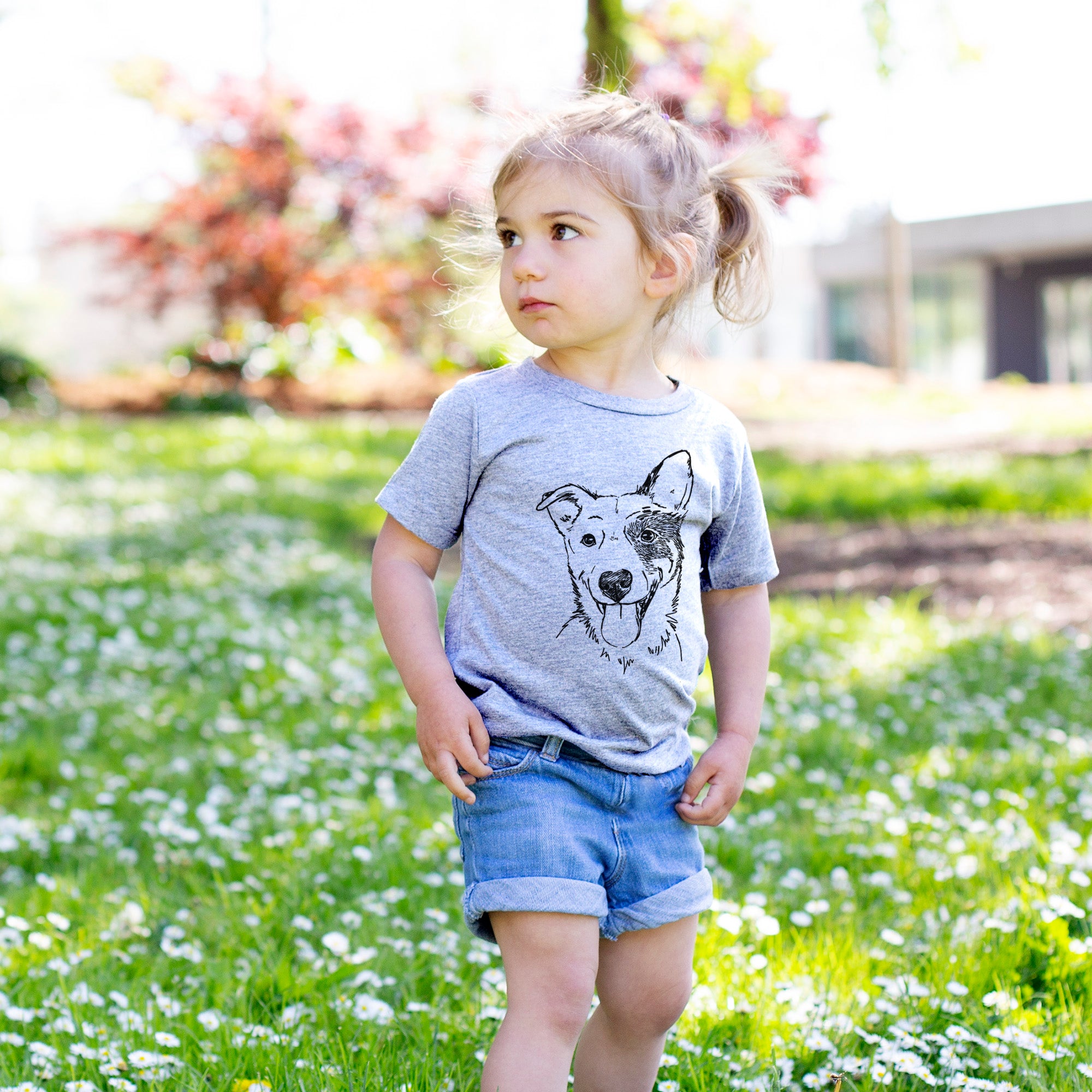 Doodled Ozzy the Mixed Breed - Kids/Youth/Toddler Shirt