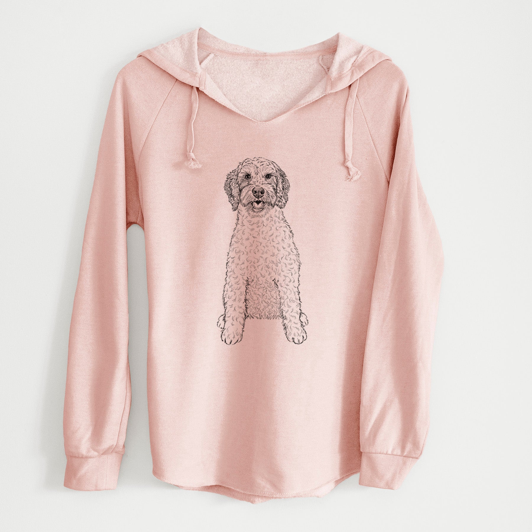 Doodled Penny the Mini Australian Labradoodle - Cali Wave Hooded Sweatshirt