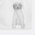 Doodled Penny the Mini Australian Labradoodle Decorative Hand Towel