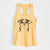 Doodled Worm the Chihuahua - Women's Racerback Tanktop