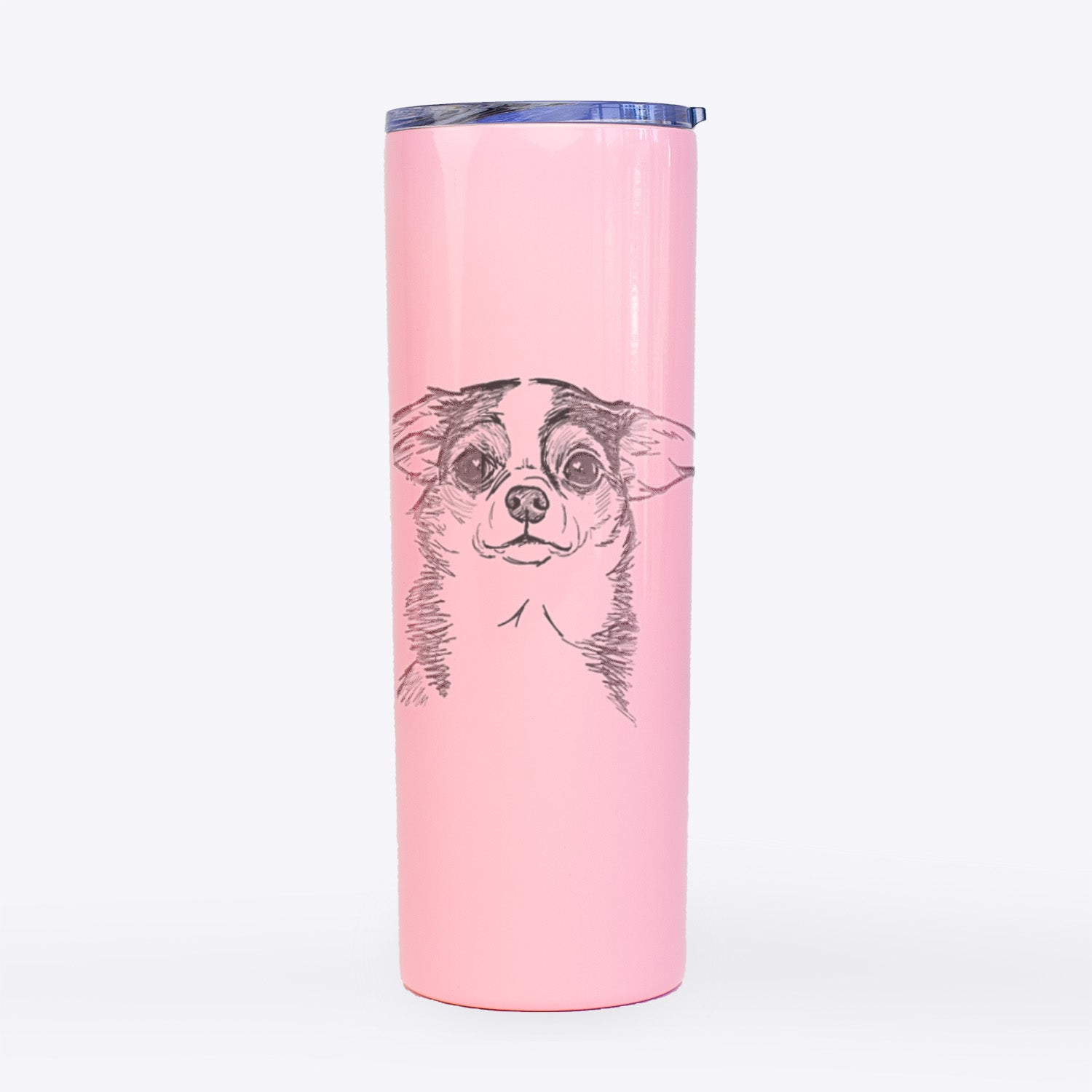 Doodled Worm the Chihuahua - 20oz Skinny Tumbler