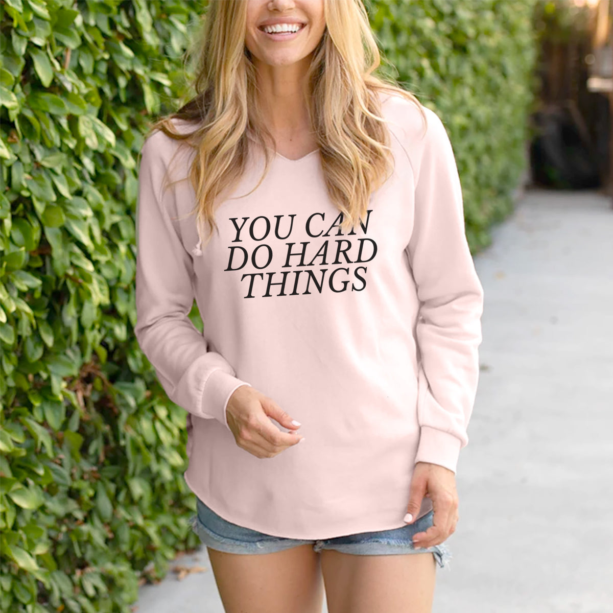 You Can Do Hard Things - Cali Wave Hooded Sweatshirt