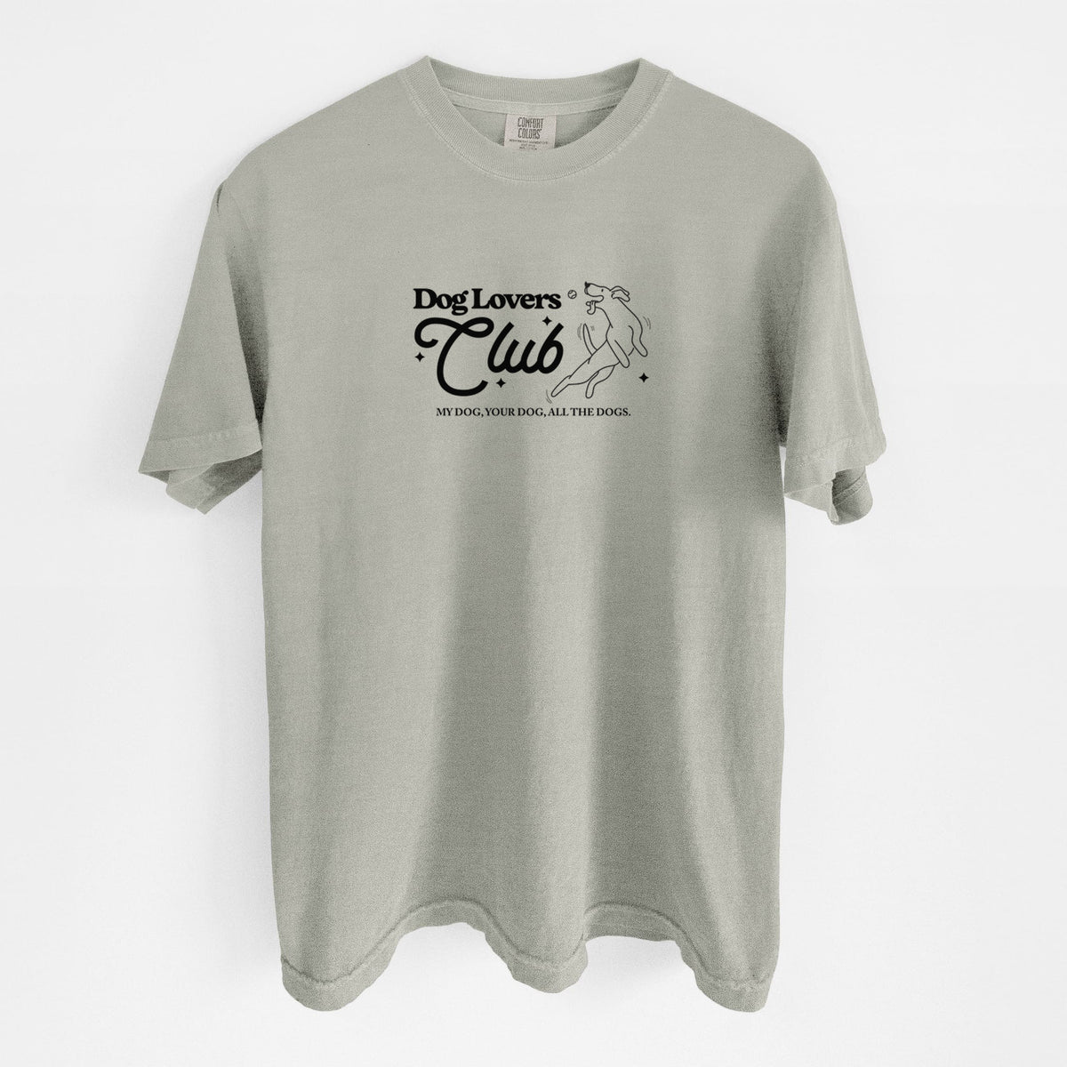 Dog Lovers Club - Unisex Comfort Colors Garment-Dyed Heavyweight T-shirt in Sandstone