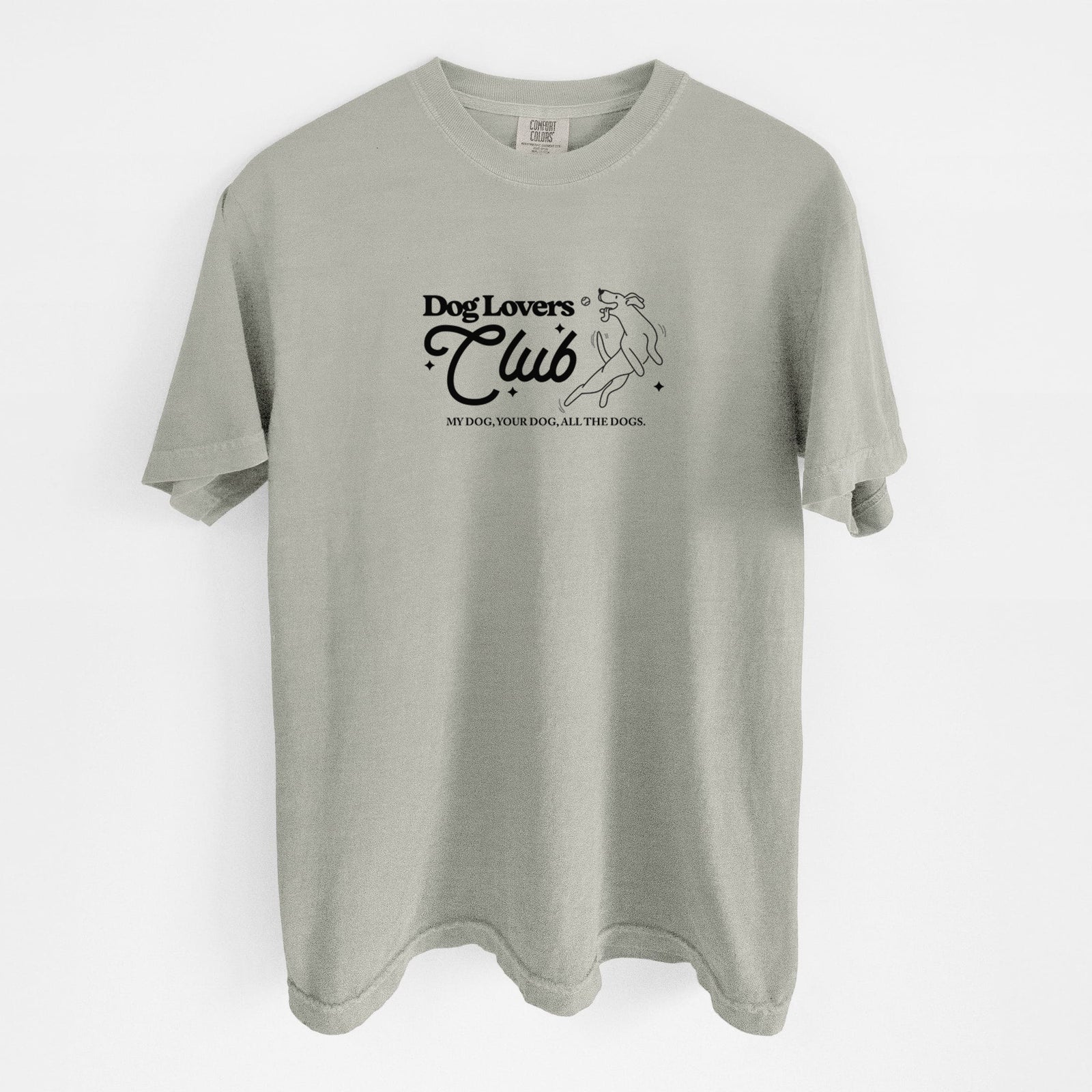 Dog Lovers Club - Unisex Comfort Colors Garment-Dyed Heavyweight T-shirt in Sandstone
