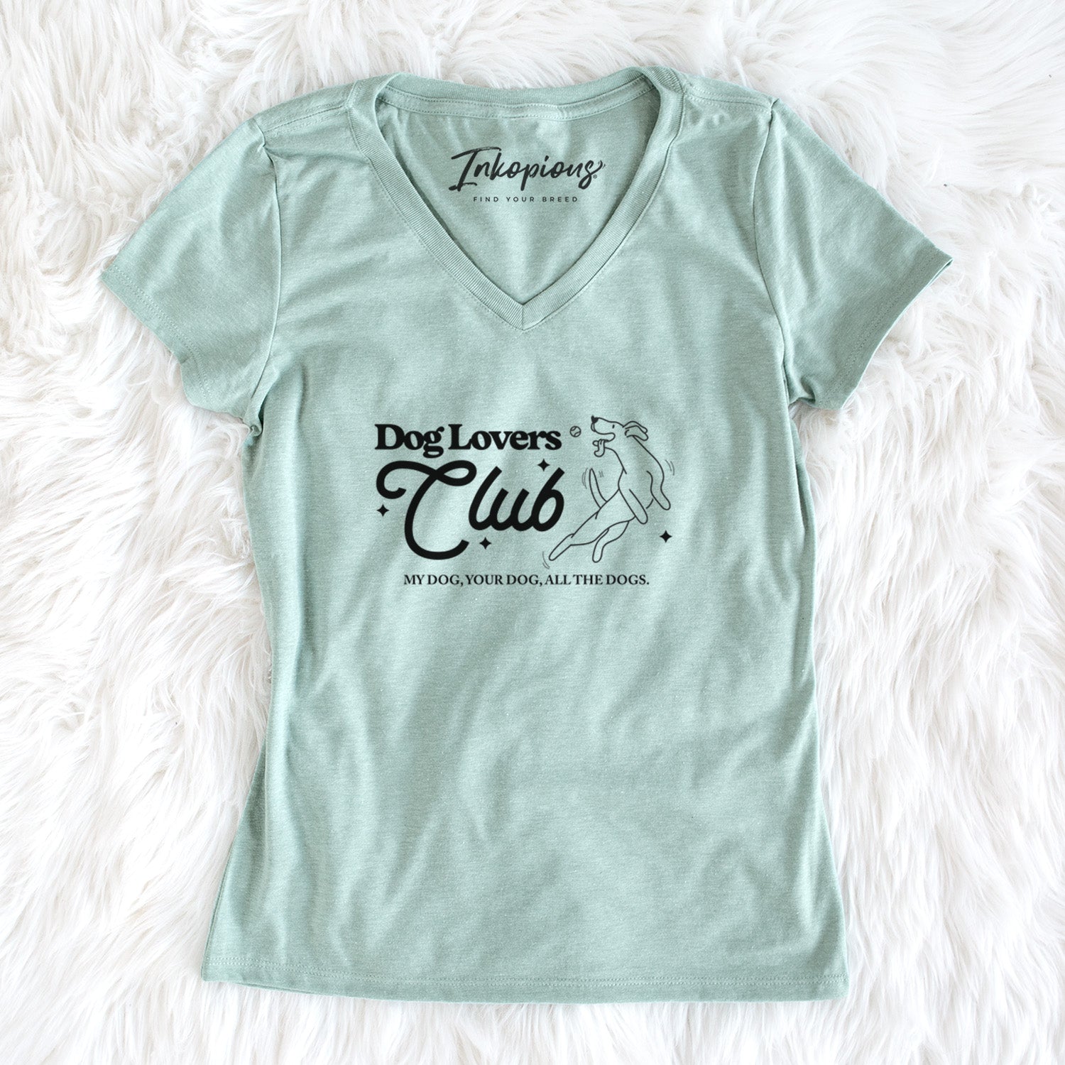 Dog Lovers Club - Women's Perfect V-neck Shirt
