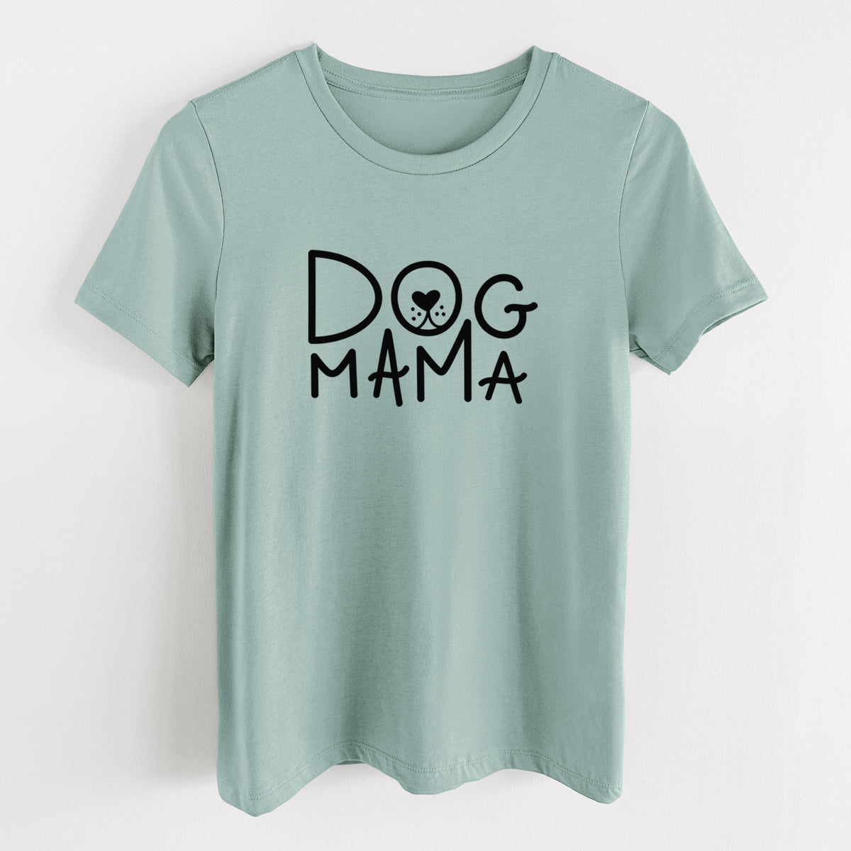 Dog Mama - Women's Lightweight Relaxed Fit 100% Cotton Crewneck