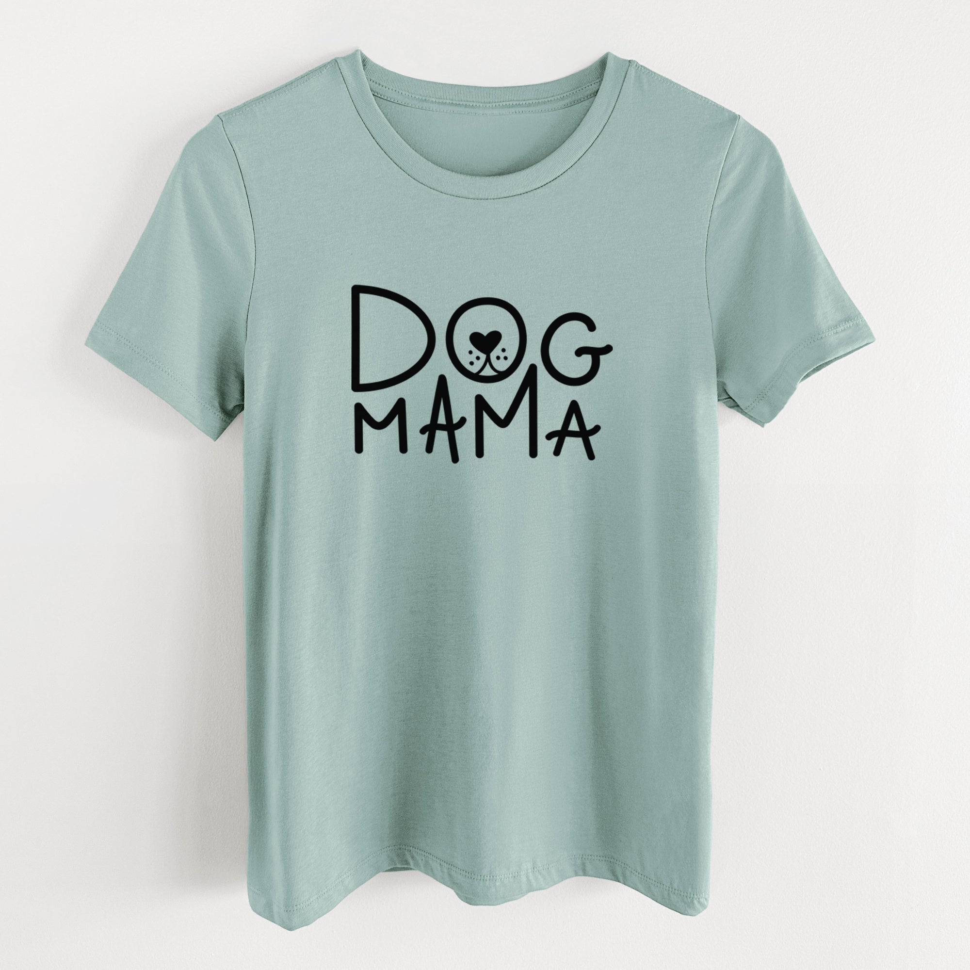 Dog Mama - Women's Lightweight Relaxed Fit 100% Cotton Crewneck