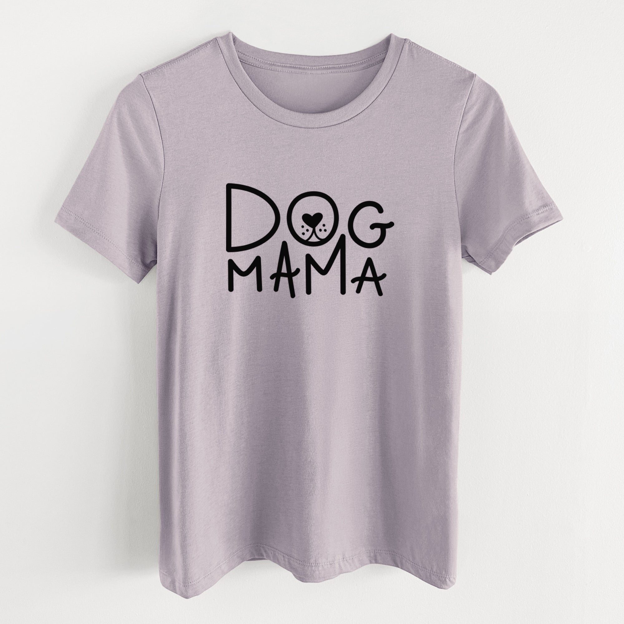 Dog Mama - Women's Lightweight Relaxed Fit 100% Cotton Crewneck