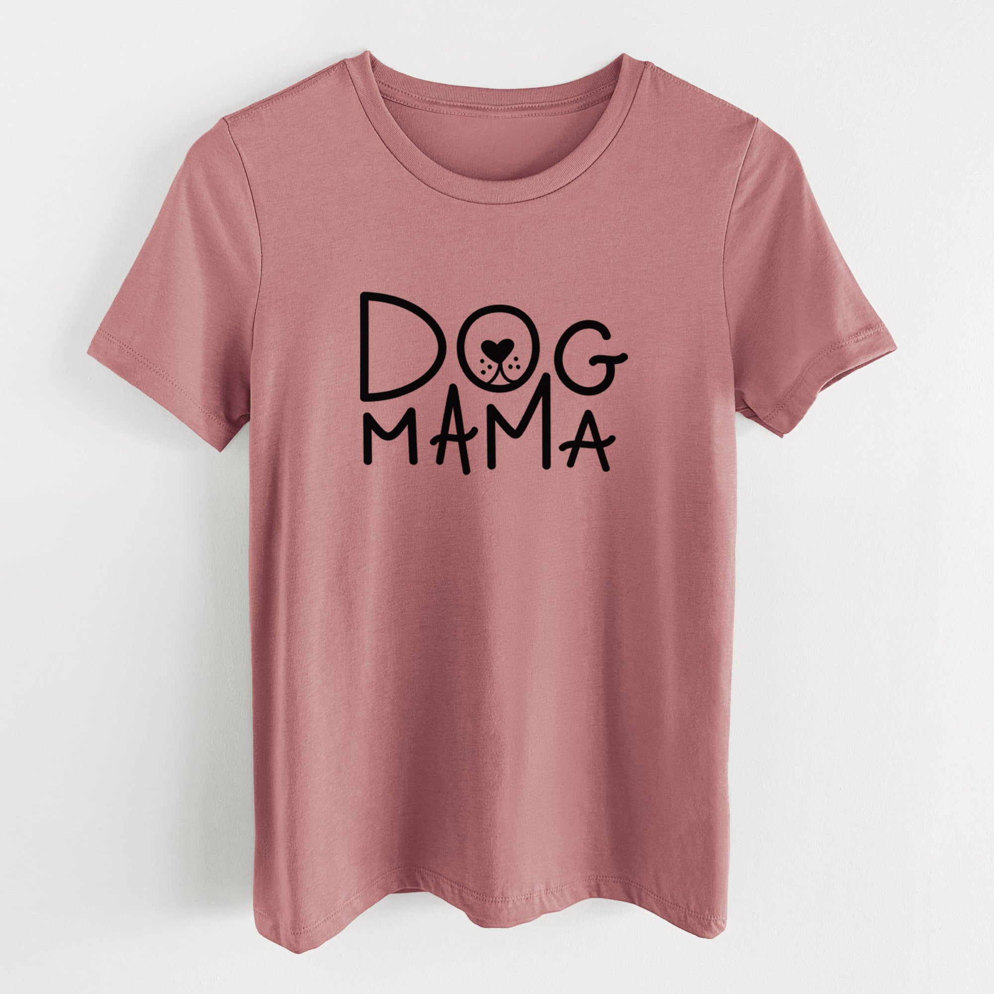 Dog Mama - Women's Lightweight Relaxed Fit 100% Cotton Crewneck