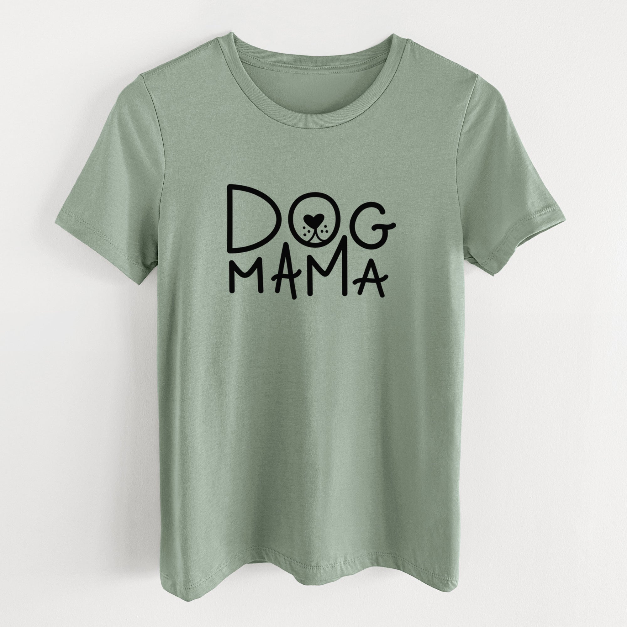 Dog Mama - Women's Lightweight Relaxed Fit 100% Cotton Crewneck