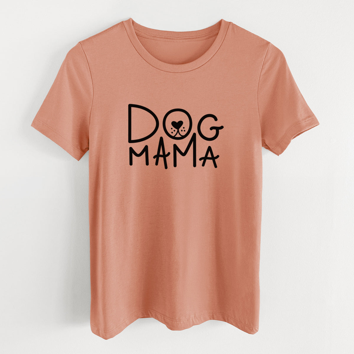 Dog Mama - Women's Lightweight Relaxed Fit 100% Cotton Crewneck