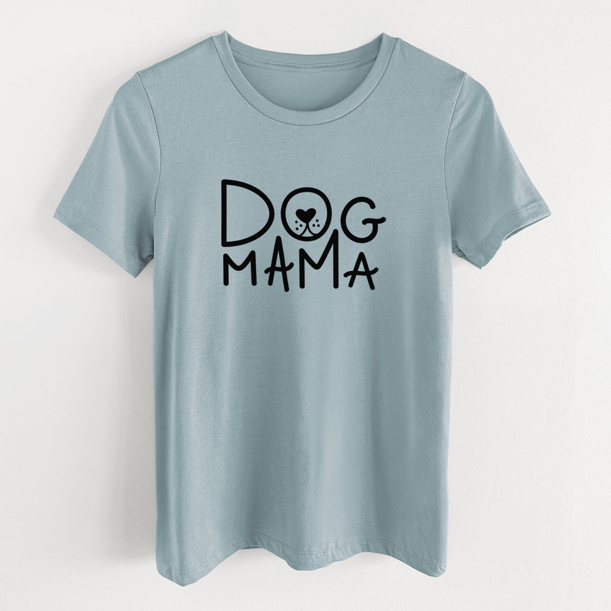 Dog Mama - Women's Lightweight Relaxed Fit 100% Cotton Crewneck