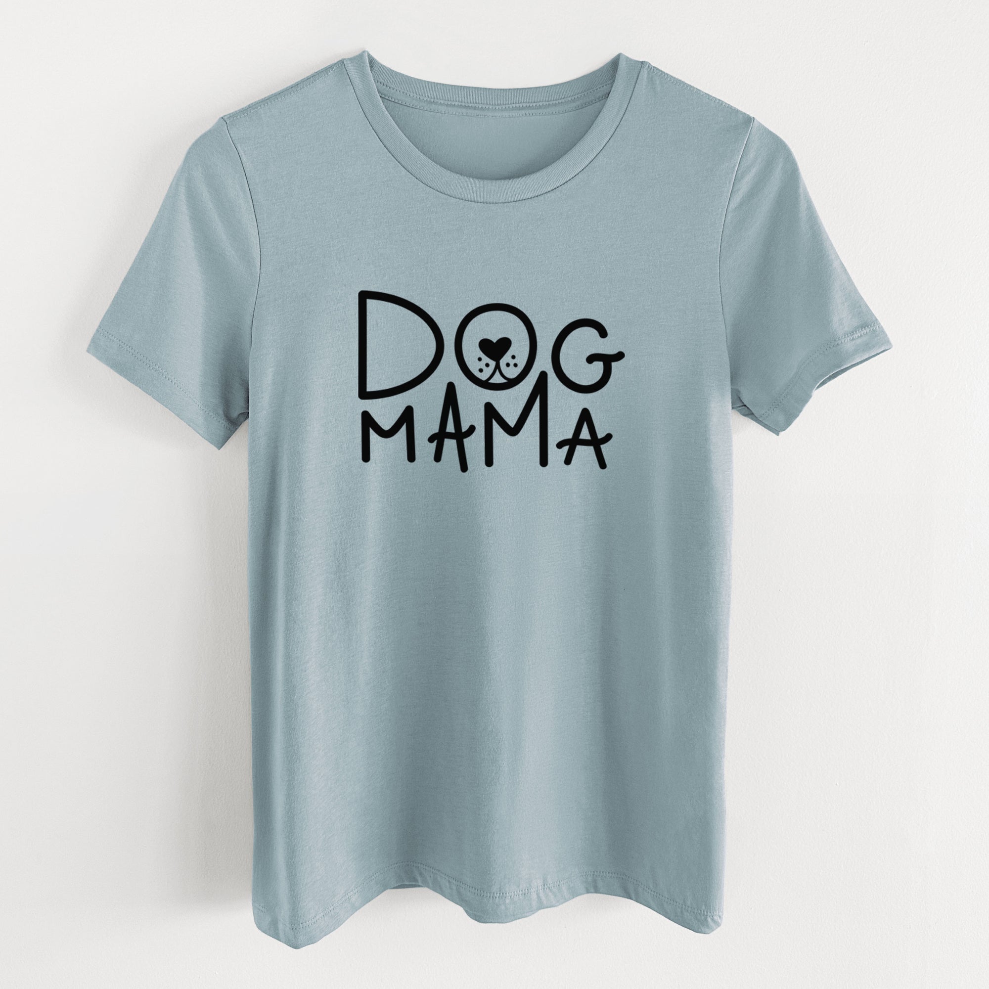 Dog Mama - Women's Lightweight Relaxed Fit 100% Cotton Crewneck