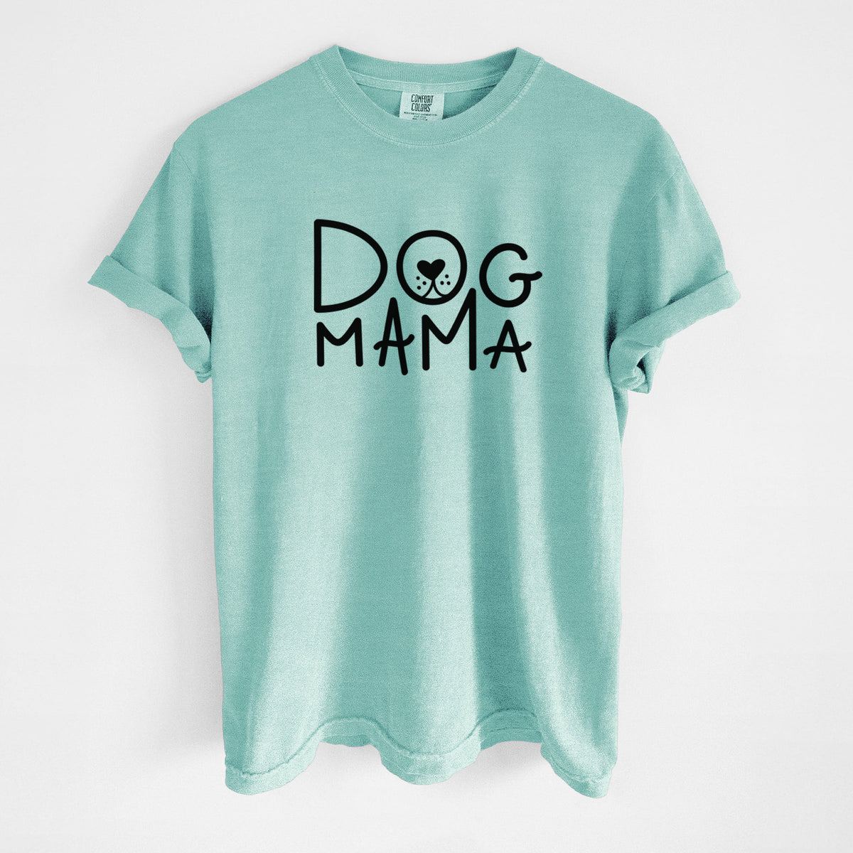Dog Mama - Unisex Comfort Colors Garment-Dyed Heavyweight T-shirt in Chalky Mint